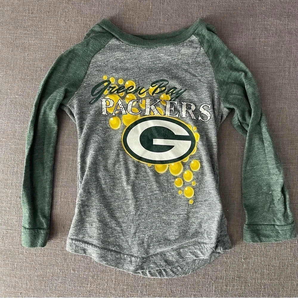 Green Bay Packers girls small long sleeve t shirt